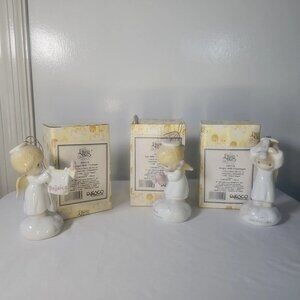 Precious Moments Musical Hanging Ornament W/Box-Lot of 3